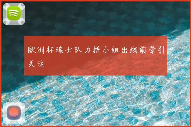 欧洲杯瑞士队力拼小组出线前景引关注